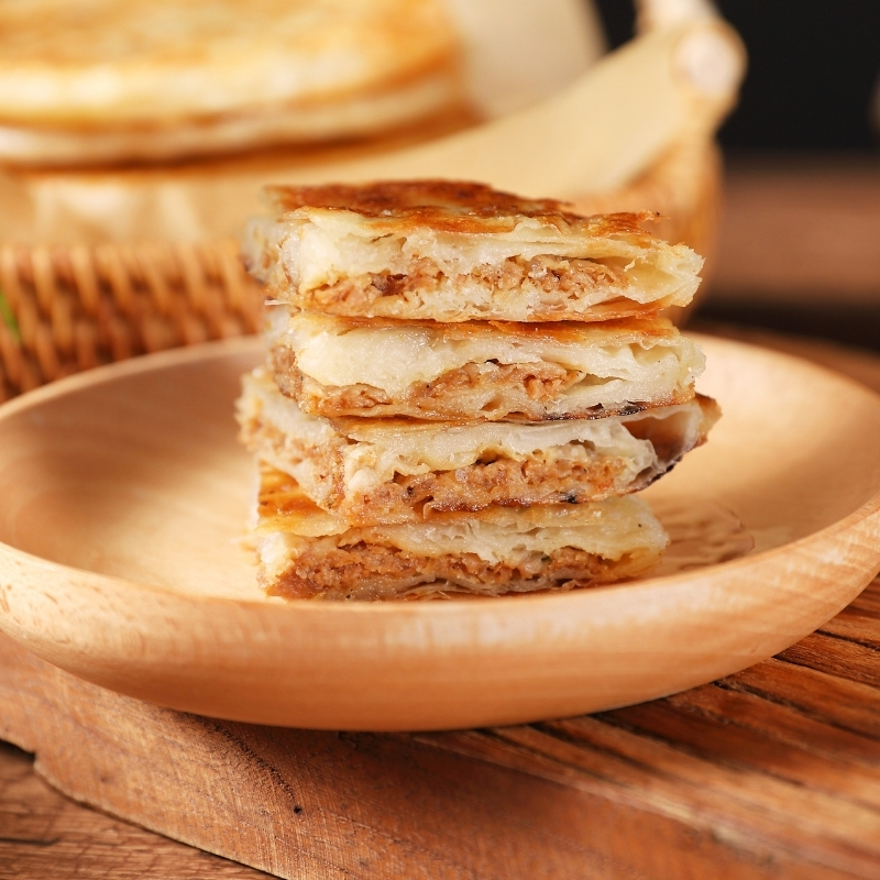 湖北粮全其美食品有限公司安格斯牛肉酥皮馅饼好吃美味可定制，销量全国领先