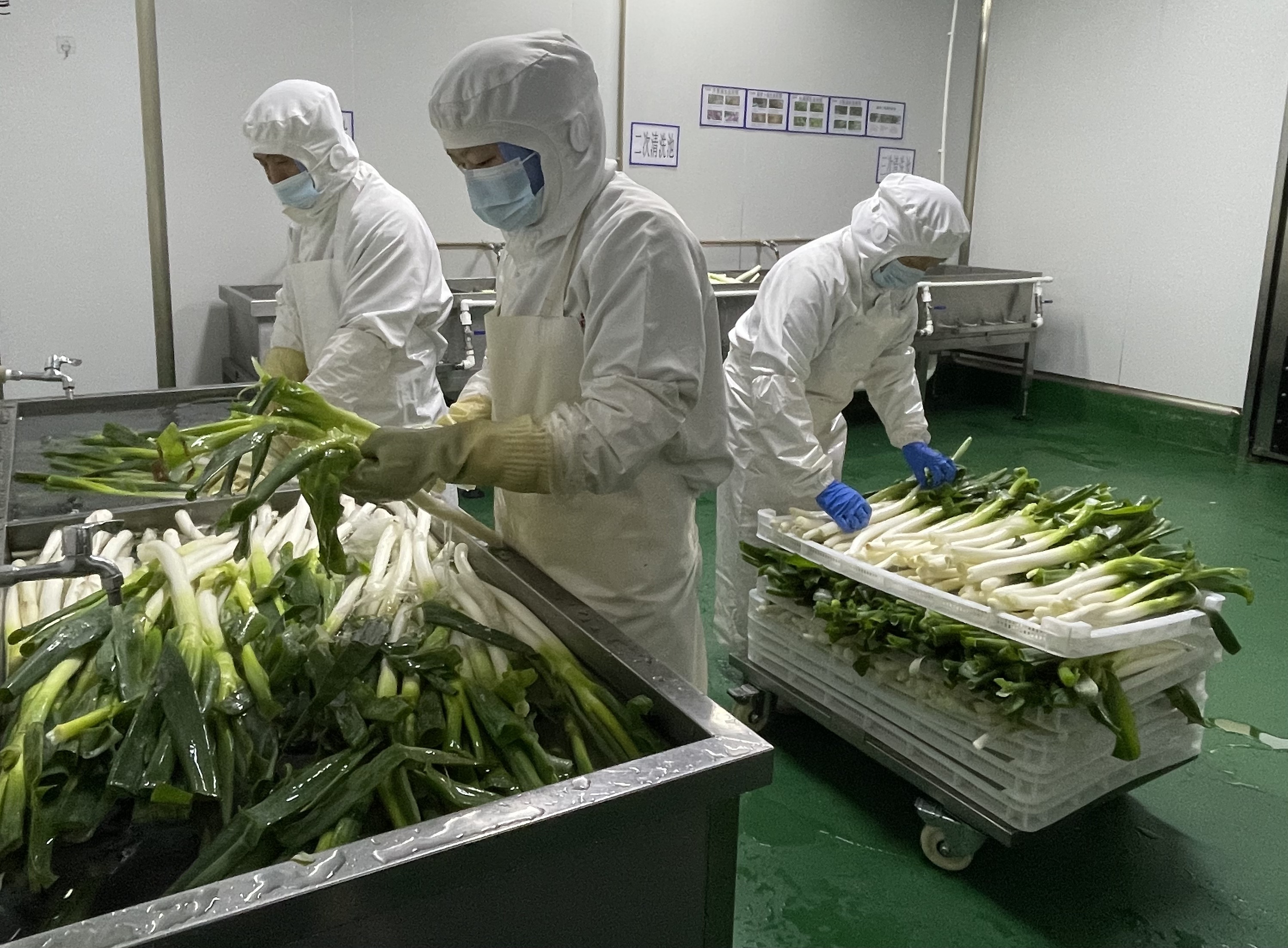 湖北粮全其美食品有限公司馅料间，专业馅料制作区域，使用优质原材料，传统工艺与现代技术相结合